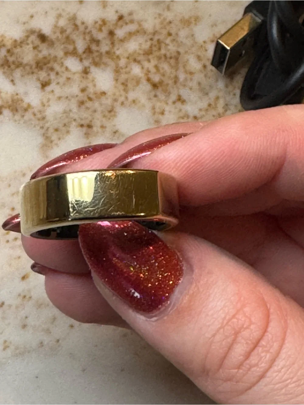 Oura Ring Gen-3 Horizon Gold size: 10